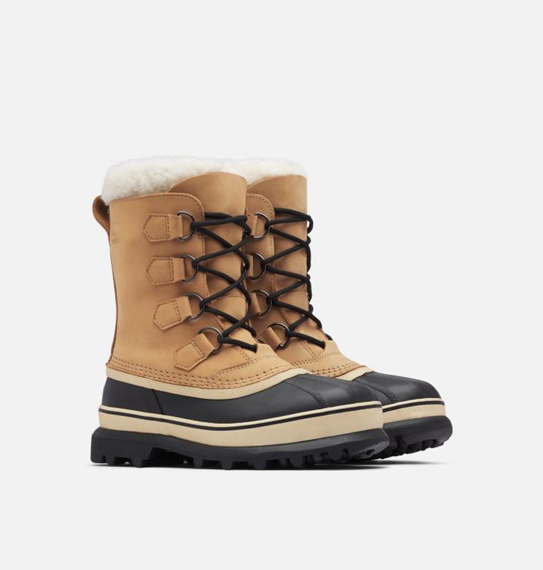 Womens Snow Boots Brown/Black - Sorel Caribou® Low - 713056-KNX